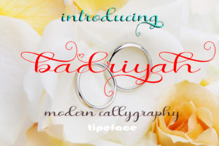 Badriyah: A Handwritten Font for Modern Professionals