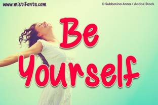 Be Yourself: Handwritten Font for Craft and Design Projects