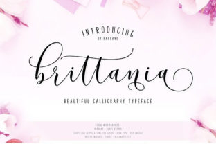 Brittania: A Modern Calligraphy Font That Balances Elegance and Readability