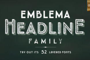 Emblema Headline: Art Deco Font for Modern Designers