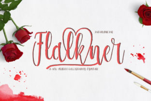 Flalkner Handwritten Font by Creative Drsign: A Balanced Blend of Character and Usability