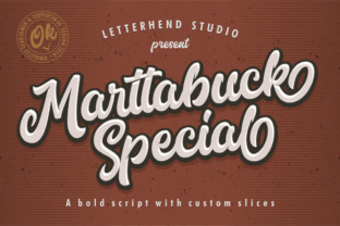 Introducing Marttabuck: A Bold Script Font with Purpose
