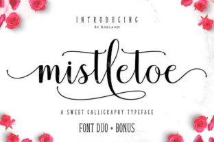 Mistletoe: A Versatile Handwritten Font Duo for Creative Projects