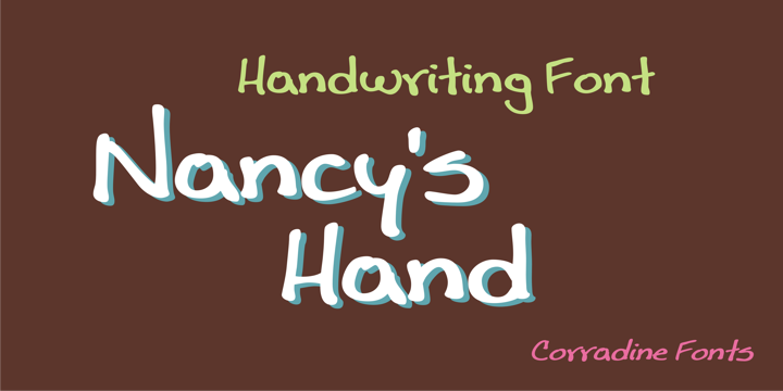 Nancy's Hand Font Family for Creative Projects