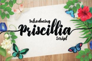 Priscillia: A Versatile Brush Pen Font for Creative Design Solutions