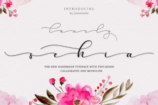 Sehia Script: A Thin Elegant Calligraphy Font with Two Distinct Voices