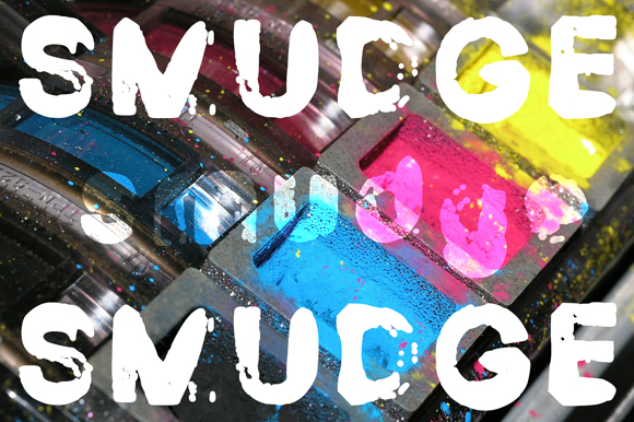 Smudge Font: A Gritty Display Typeface for Designers Who Want Imperfection
