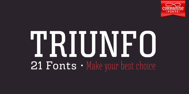 Triunfo Family: A Versatile Font for Creative Projects