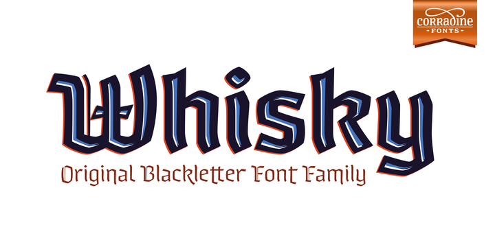 Whisky Family: A Font with Character and Range