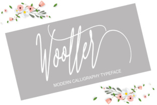 Wootter: A Modern Calligraphy Font for Creative Projects