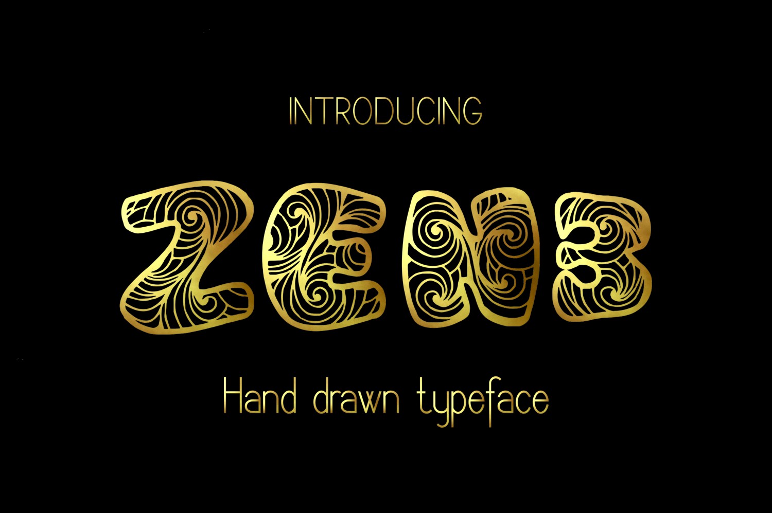 Zen3: A Decorative Hand-Drawn Font for Designers and Hobbyists